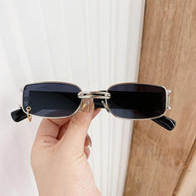 Load image into Gallery viewer, Popular Fashion Small Rectangle Women Luxury Sunglasses Brand Designer Vintage Punk Men Sunglasses Style With Shades UV400 Protection