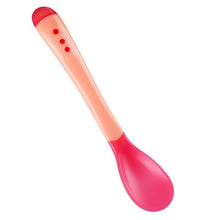 Load image into Gallery viewer, Baby Temperature Sensing Spoon and Fork Soft Head Safety Warm Feeding Warm Soup Fork Children Flatware Feeding Spoons For Baby Care Hot Perfect Gift For Baby