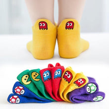 Load image into Gallery viewer, 5Pairs Cartoon Embroider Multicolor Summer Spring Newborn Boy Kids Baby Girls Breathable Socks For Kids