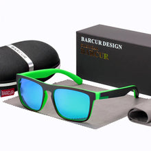 Load image into Gallery viewer, BARCUR Men's Polarized Driving Sunglasses – UV400 Protection Lightweight TR90 Frame Anti-Glare Lens Stylish Oculos de Sol Summer Sunglasses
