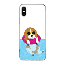 Load image into Gallery viewer, Beagle Dog Phone Case For Iphone 11 13 14 Pro Max 12 Mini Phone Case X Xs Xr 6 6s 8 7 Plus Se 5 5s Cover Snuggle Beagle Puppy Dog Hard Case