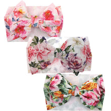 Load image into Gallery viewer, Modern Luxury Elegant Baby Girls Headband Turban Photography Props Baby Hair Accessories Bow 3 Pcs Set For Girls Baby
