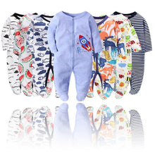 Load image into Gallery viewer, Modern Colorful Baby Boys/Girls Blanket Sleepers Newborn Babies Sleepwear Infant Long Sleeve Romper Jumpsuit for Kids