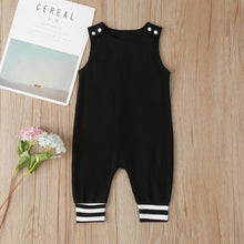 Load image into Gallery viewer, New Baby Boys Girls Outfits Clothes Newborn Baby Kids Rompers Toddler Solid Striped Sleeveless Cotton Jumpsuit Playsuit For Kids