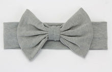 Load image into Gallery viewer, Headband Knitted Cotton Children Girls Elastic Bow Hair Bands Turban for girl Headbands