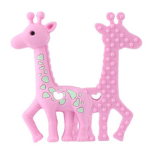 Load image into Gallery viewer, 2pcs Cartoon Baby Teether Animal Silicone Teether Raccoon Elephant Koala Giraffe Baby Teething Toys Accessories Perfect Toy For Kids