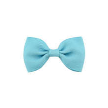 Load image into Gallery viewer, Colorful Mini Bow Tie Hair Clip Small Sweet Solid Ribbon Bow Safety Hair Clips Hairpins Baby Girl Hair Accessories
