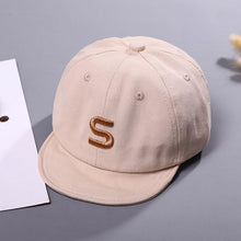 Load image into Gallery viewer, Cotton Baby Adjustable Letter Baseball Caps For Boys & Girl Hats Children Snapback Hip-Hop Sun Hat In Modern Style