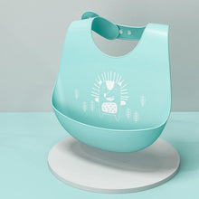 Load image into Gallery viewer, Adjustable Oil-proof Food Grade Silicone Drool bib Soft And Comfortable Saliva Towel Lunch Baby Bib For Babies and Kids