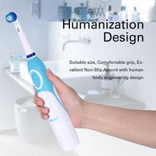 Load image into Gallery viewer, Modern Rotation Proffesional Electric Toothbrush with 4 & 8 Replacement Heads Deep Clean Battery Operated Tooth Brush Teeth Whitening Teethbrush For Adults