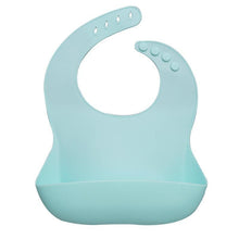 Load image into Gallery viewer, Newborns Solid Silicone Baby Feeding Bibs Burp Cloths Fashionable Breastplate Baby Stuff For Kids
