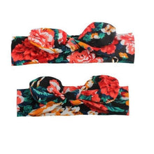Load image into Gallery viewer, Mother & Baby Headband for Girl Bow Hairband Floral Elastic Hair Bands Parent-Child Turban Hair Accessories Bow For Mother and daughter