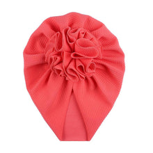 Load image into Gallery viewer, Baby Flower Turban Headwraps Caps Elastic Hair Accessories Bow For Baby Girls