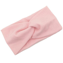 Load image into Gallery viewer, Baby Solid Cross Knitted Headband For Girls Women Kids Twisted Elastic Hairband Turban