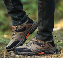 Load image into Gallery viewer, Brand Men Winter Snow Boots Waterproof Leather Sneakers Super Warm Men's Boots Outdoor Male Hiking Boots Work Shoes Size 39-47
