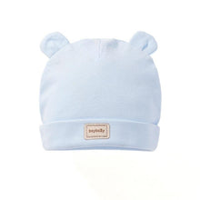 Load image into Gallery viewer, Cute Kids Hat with Bibs Candy Solid Colors for Boys and Girls Beanies Hats Cotton new Born Baby caps & Bibs