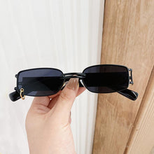 Load image into Gallery viewer, Popular Fashion Small Rectangle Women Luxury Sunglasses Brand Designer Vintage Punk Men Sunglasses Style With Shades UV400 Protection