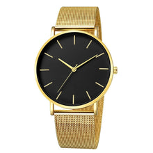 Load image into Gallery viewer, STEVVEX Women Watch Rose Gold Style Women's Mesh Belt ultra-thin Fashion para Luxury Wrist Watches For Women and Girls