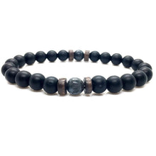 Load image into Gallery viewer, Lava Stone Men Wrist Bracelet Natural Moonstone Bead Tibetan Chakra Diffuser Bracelets For Men Jewelry Cool Gifts