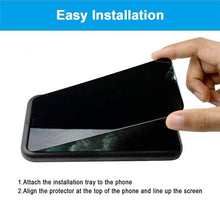 Load image into Gallery viewer, 3Pcs Privacy Tempered Glass For iPhone 14 13 12 11 Pro XS Max XR Anti-Spy Screen protectors For iPhone 7 8 Plus SE2020 Glass Privacy Screen Protector Anti-Spy Tempered Glass Film Anti-Scratch 9H HD Screen Protector for iPhone