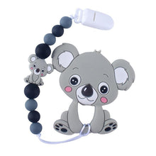 Load image into Gallery viewer, Baby Silicone Koala Panda Teether Toy Toother Unique Design Perfect For Kids And Parents