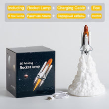 Load image into Gallery viewer, NEW Popular Space Shuttle Lamp and Moon lamps In Night Light By 3D Print For Space Lovers Rocket Lamp
