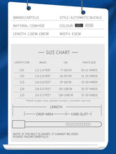 Load image into Gallery viewer, Belts for 3.5cm Width Sports Car Brand Fashion Automatic Buckle Black Genuine Leather Men's Jeans High Quality Waist Male Strap