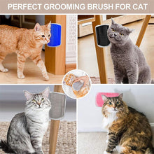 Load image into Gallery viewer, Massager for Cats Pet Products Pets Goods Brush Remove Hair Comb Grooming Table Dogs Care Accessories Things Strip Soft Cat Massage Brushes Wall Mounted Scraper for Kitten