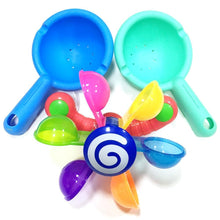 Load image into Gallery viewer, Baby Bath Toys Kids Bathroom Bathtub Bathing Toy Scoop Water Windmill Waterwheel Kids fun