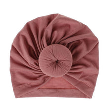 Load image into Gallery viewer, Trend New Mother & Baby Hat Soft Cotton Turban Hat Baby Elastic Toddler Infant Cap For Girls and Women