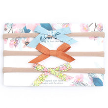 Load image into Gallery viewer, Cute Bow Baby Headband for Girl Nylon Head Bands Turban Newborn Headbands Hairbands for Kids Baby Hair Accessories For Baby
