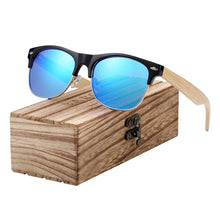 Load image into Gallery viewer, Brand Bamboo Handmade Luxury Polarized Modern and Retro Wood Sunglasses for Men and Women With UV400 Protection