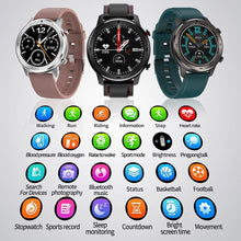 Load image into Gallery viewer, Modern Full Round Touch Display Smart Watch for Men In Business Luxury Style With IP68 Waterproof Protection and Heart Rate Blood Pressure Monitor 5 Days Standby Smartwatch
