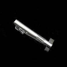 Load image into Gallery viewer, Men's Metal Tie Clip Bright Stainless Steel Tie Clip Men's Classic Tie Clip Elegant Jewelry Necktie Clips Clasp Simple Wedding Jewelry Necktie Clips For Party Charming Creative Anniversary Gifts