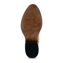 Load image into Gallery viewer, Men's Mantequilla Ostrich Print Cowboy Boots (H7002)