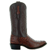 Load image into Gallery viewer, Soto Boots Men's Gator Tail Print Cowboy Boots Cognac (H7006)