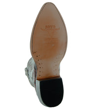 Load image into Gallery viewer, Soto Boots Men's Gator Tail Print Cowboy Boots Cognac (H7006)
