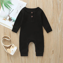 Load image into Gallery viewer, Infant Baby Boy And Girl clothes One-Piece Knitted Solid Long Sleeve Romper Jumpsuit In Classic Deisgn
