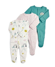 Load image into Gallery viewer, 3pcs Set Baby Romper Newborn Sleep suit Flower Baby Rompers Infant Baby Clothes Long Sleeve Newborn Jumpsuits Pajamas for Kids