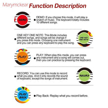 Load image into Gallery viewer, Baby Electronic Music Piano Play Mat Multi-function 8 Instruments Mode Musical Carpets For Kids