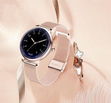 Load image into Gallery viewer, Luxury Modern Stylish Women Smart Watch With Round Screen Smartwatch For Girl Woman and Ladies With Heart Rate Monitor Compatible For Android and IOS Sistems