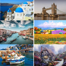 Load image into Gallery viewer, 500 Pieces Landscape Puzzle Difficult Adults Large Puzzle Game paper Interesting City Print Deisgn Educational Toys Gift For All Generations