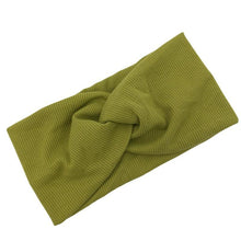 Load image into Gallery viewer, Baby Solid Cross Knitted Headband For Girls Women Kids Twisted Elastic Hairband Turban