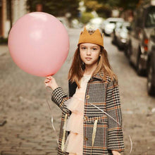 Load image into Gallery viewer, Modern Luxury New Trend Baby Hat Girls and Boys Crown Knitted Cap Toddler Empty Top Hats Newborn Design Woolen Yarn Bonnet For Kids