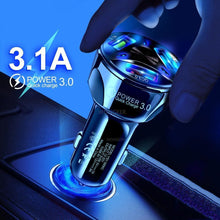 Load image into Gallery viewer, NEW 30W 3A Car Charger Quick Charge 3.0 4.0 Universal 3 USB Port Fast Charging Adapter For Car