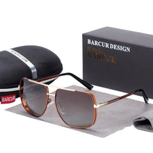 Load image into Gallery viewer, Luxury Elegant Square Polarized Sunglasses Brand Driving Glasses for Men and Boys With UV400 Protection