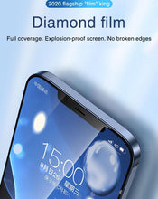 Load image into Gallery viewer, 5Pcs 20000D Black Transparent Screen Protector for iPhone 14 13 12 mini 11 Pro X XS Max XR SE 9H 2.5D Clear Tempered Glass Film Edge to Edge Case Friendly Screen Protection Film For iPhone