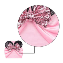 Load image into Gallery viewer, Modern Shiny Cute Dot Big Bow Baby Cap Hat For Girls Kids Flannel Beanie Autumn Winter Warm Girls Turbans