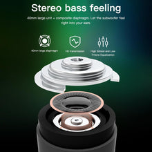 Load image into Gallery viewer, KIds Luxury Interesting Stevvex Portable Headset Wireless Bluetooth folding Headphones Headset Audio Adjustable Game Earphones With Microphone For PC phone (Pink)