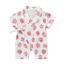 Load image into Gallery viewer, Summer Baby Girl/Boys Clothing Short-sleeved Rompers Jumpsuit Floral Print Cute Soft Newborn Infant Baby Playwear For Girls and Boys Kids